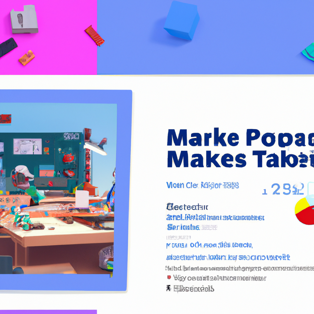 Maker workspace: pastel editor UI with block components